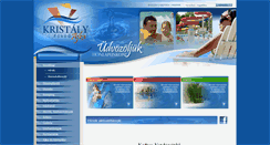Desktop Screenshot of kristalyfurdo.hu